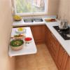 Folding Wall-Mounted Table, White, 120 x 40 cm view 2