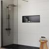 GTHTUHFD Built-In Stainless Steel Shower Shelf, Silver, 72 x 32 x 12.5 cm view 2
