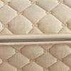 Adjustable Quilted Zippered Mattress Protector, Gray/Beige, Cotton, Breathable, Washable, 5–40 cm (170 x 200 + 27 cm) view 4