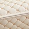 Adjustable Zippered Mattress Protector, Quilted Embroidered Cotton Mattress Cover, Breathable, Washable Fitted Sheet, 5–40 cm (70 x 200 + 5 cm, White) view 4