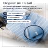 bugatti Bedding Set 155 x 220 cm, 2-Piece, 100% Cotton, Blue/White view 2