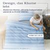 bugatti Bedding Set 155 x 220 cm, 2-Piece, 100% Cotton, Blue/White view 3
