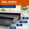 PELMAS Premium Aluminum Window Sill, Custom-Cut up to 2.5 m, with Rain Noise Insulation, Silver E6/EV1, D x L | 38 x 60 cm view 2