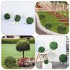 Gatuida 4-Piece Plastic Flower Grass Ball Holders, Reusable Green Ball Stands with Filigree Design view 3