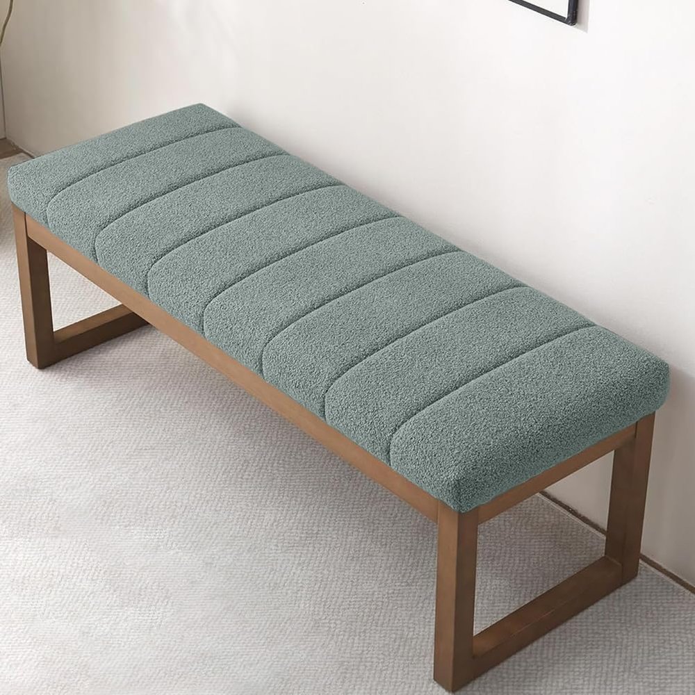 WLXFF Indoor Bench Cushion, Light Gray, 120 x 30 cm
