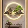Modern 3D LED-Lit Landscape Wall Art view 1