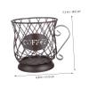 BIUDECO Metal Coffee Capsule Holder, Large Capacity, for Countertops view 2