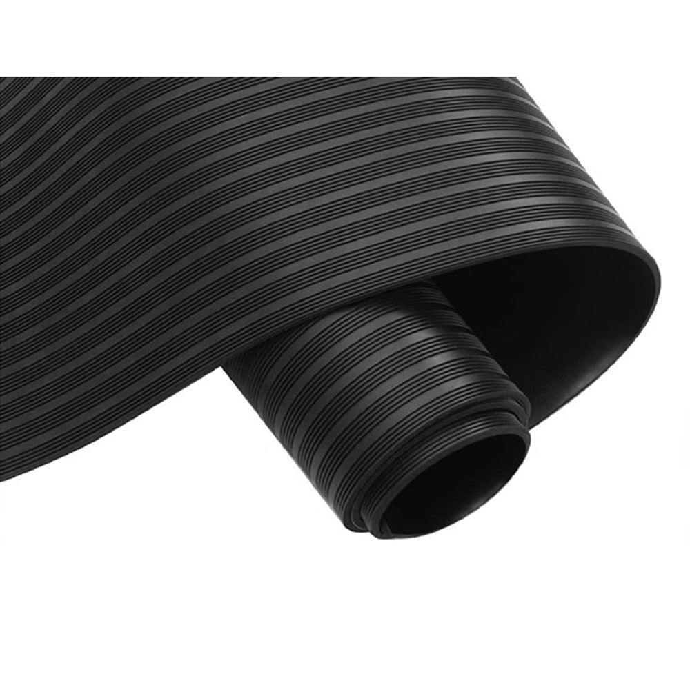 Customizable High-Voltage Rubber Insulating Mat for Power Plants and Substations, 635 kV (11' × 3 1/5' × 1/4"; 15 kV)