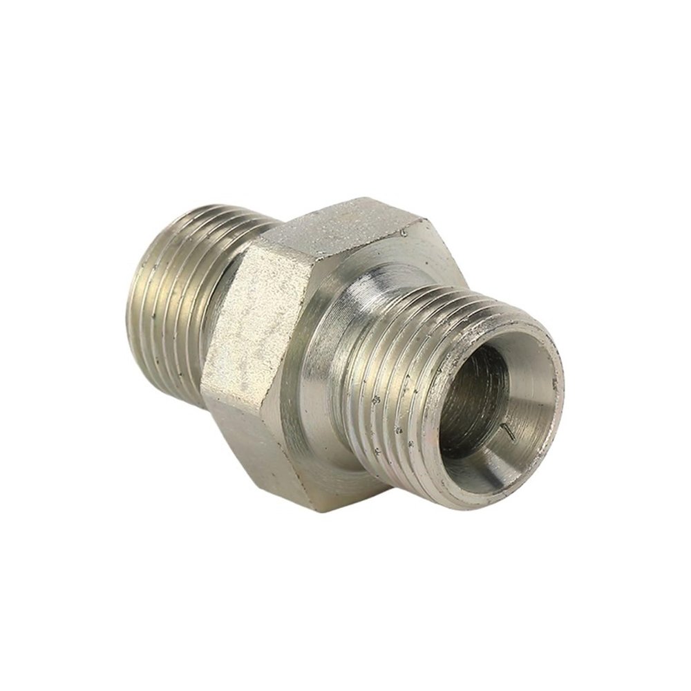 ICXLPMC 10-Pack 1B-12-16 BSPP Male Adapters, 60° Seat Pipe Connectors, Hydraulic Reducers
