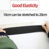Sewing Elastic Band, 1 Meter Flat Elastic for Clothing, Pants and Accessories, Stretch Belts, DIY Sewing Projects, 3–60 mm Wide - 25 mm, Black (White, 1 m–38 mm) view 3