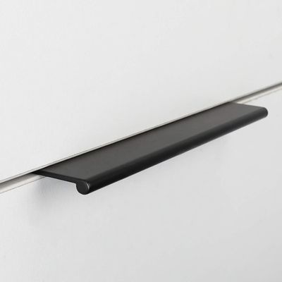 Goldenwarm 10-Pack Concealed Cabinet Handles, Black, 64 mm