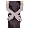 GIJMZY Long Gloves for Women, 2 Pairs, Summer UV Sun Protection, Elastic Mesh Driving Gloves, Long Lace Arm Sleeves, Gray view 1