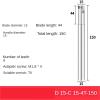 Lathe Mounting for Small-Diameter and 90° Angle Milling Bars (D15-C15-4T-150) view 2