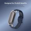 TUDIA Snap-On PC Case with Adjustable Silicone Wristband [Extra Long] for PLAUD NotePin AI Recorder, Midnight Blue view 3
