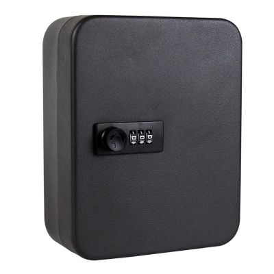 Key Safe with Code Lock for Multiple Keys, Black