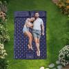 Inflatable Camping Sleeping Mat with Built-In Pillow view 3