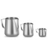 2-Piece Milk Frothing Pitcher Set, Stainless Steel, 350 mL with Scale view 2