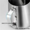 2-Piece Milk Frothing Pitcher Set, Stainless Steel, 350 mL with Scale view 3