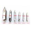 CYJAZNHH HSS Center Drills for Lathes and Milling Machines, 60° Countersink, 6-Piece Set view 2