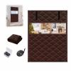 Winter Window Insulation Kit, Thermal Cover, Brown, 130 x 270 cm view 1