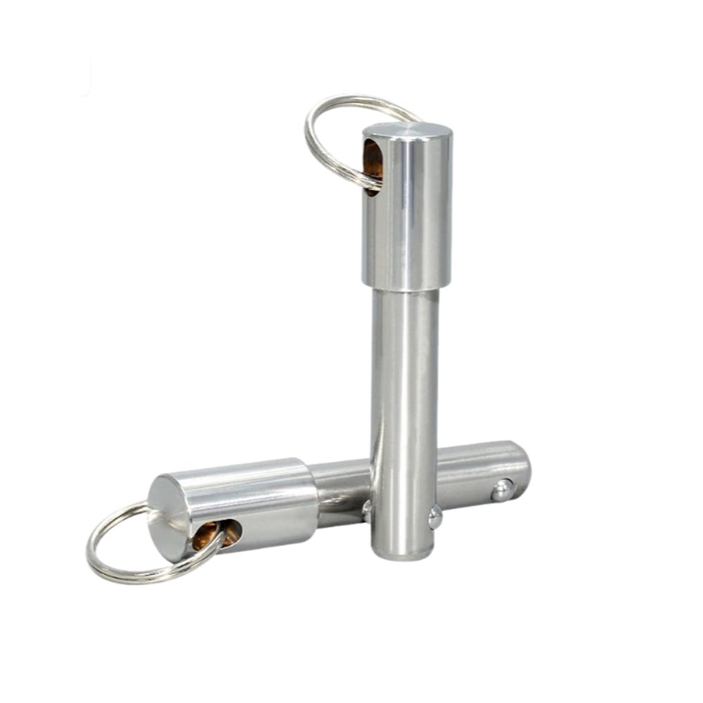 Stainless Steel Quick-Release Pins with Spring-Loaded Ball, 612 mm (12 × 25 mm)