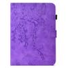 DayQiQiPu Case for Samsung Galaxy Tab 4 SM-T530/T531/T535 (10.1 in), PU Leather Smart Folio Cover with Plum Blossom Pattern, Magnetic Stand Case with Auto Sleep/Wake, Purple view 2