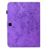 DayQiQiPu Case for Samsung Galaxy Tab 4 SM-T530/T531/T535 (10.1 in), PU Leather Smart Folio Cover with Plum Blossom Pattern, Magnetic Stand Case with Auto Sleep/Wake, Purple view 3