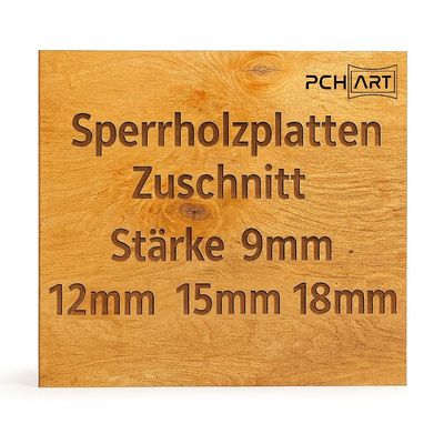 12 mm Plywood Panel, 20 x 60 cm