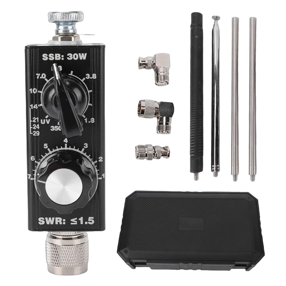 Yanmis QRP Shortwave Antenna, Portable 30 W UHF/VHF Radio Transmitter, Reduced Interference