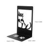 Decorative Cat Bookends, 2-Piece Iron Set view 3