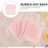 Healeved 60-Piece Heart-Pattern Double-Walled, Impact-Resistant Transparent Bubble Mailers for Moving and Transport view 2