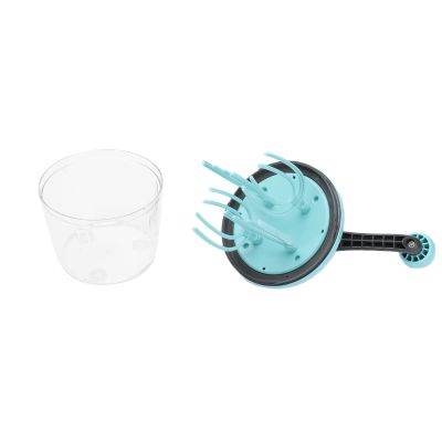 SIXRUN Hand Whisk with Non-Slip Base and Removable Handle, Light Green