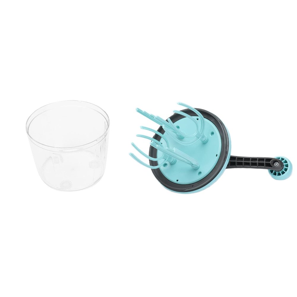 SIXRUN Hand Whisk with Non-Slip Base and Removable Handle, Light Green