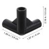 24-Piece 3-Way Tent Connectors, Black PE, for Greenhouse Frames view 2