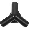 24-Piece 3-Way Tent Connectors, Black PE, for Greenhouse Frames view 3