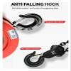 Manual Ratchet Hand Winch, 1–10 Ton, 1.5–9 m (Red, 1 Ton, 6 m) view 4