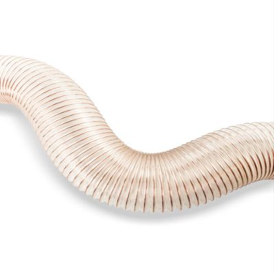 MTADSBKFP PU Polyurethane Flexible Hose, Transparent Dust Collection Hose, 3.3 ft, 105 mm