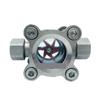 2 in. BSPT Female 304 Stainless Steel Sight Glass Flow Indicator with Impeller view 1