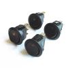 1pc Cat's Eye 12V Blue Light Series 3-Pin 20mm Round Power On/Off Switch view 2