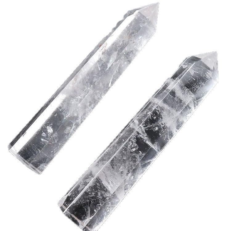 RPOVAXVK 1-Piece 77.5 kg Clear Quartz Crystal Obelisk, Crystal Tower, Wand Gemstone