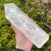 RPOVAXVK 1-Piece 77.5 kg Clear Quartz Crystal Obelisk, Crystal Tower, Wand Gemstone view 2