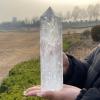 RPOVAXVK 1-Piece 77.5 kg Clear Quartz Crystal Obelisk, Crystal Tower, Wand Gemstone view 4