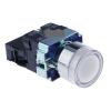 1-Piece 22 mm Momentary Round Push Button Switch with LED, 1NC, 380 V, Red, XB2-BW3361/ZB2-BE101C view 2