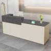 CCUKTFN Reception Counter with Drawer and Open Shelves, 100 × 240 cm view 1