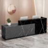CCUKTFN Reception Counter with Drawer and Open Shelves, 100 x 240 cm view 1