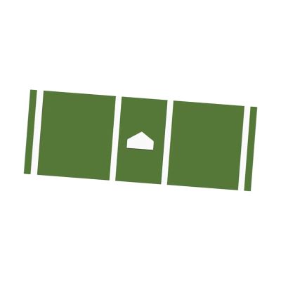 SHENJMAI Baseball Hitting Mat for Beginners and Adults, Green