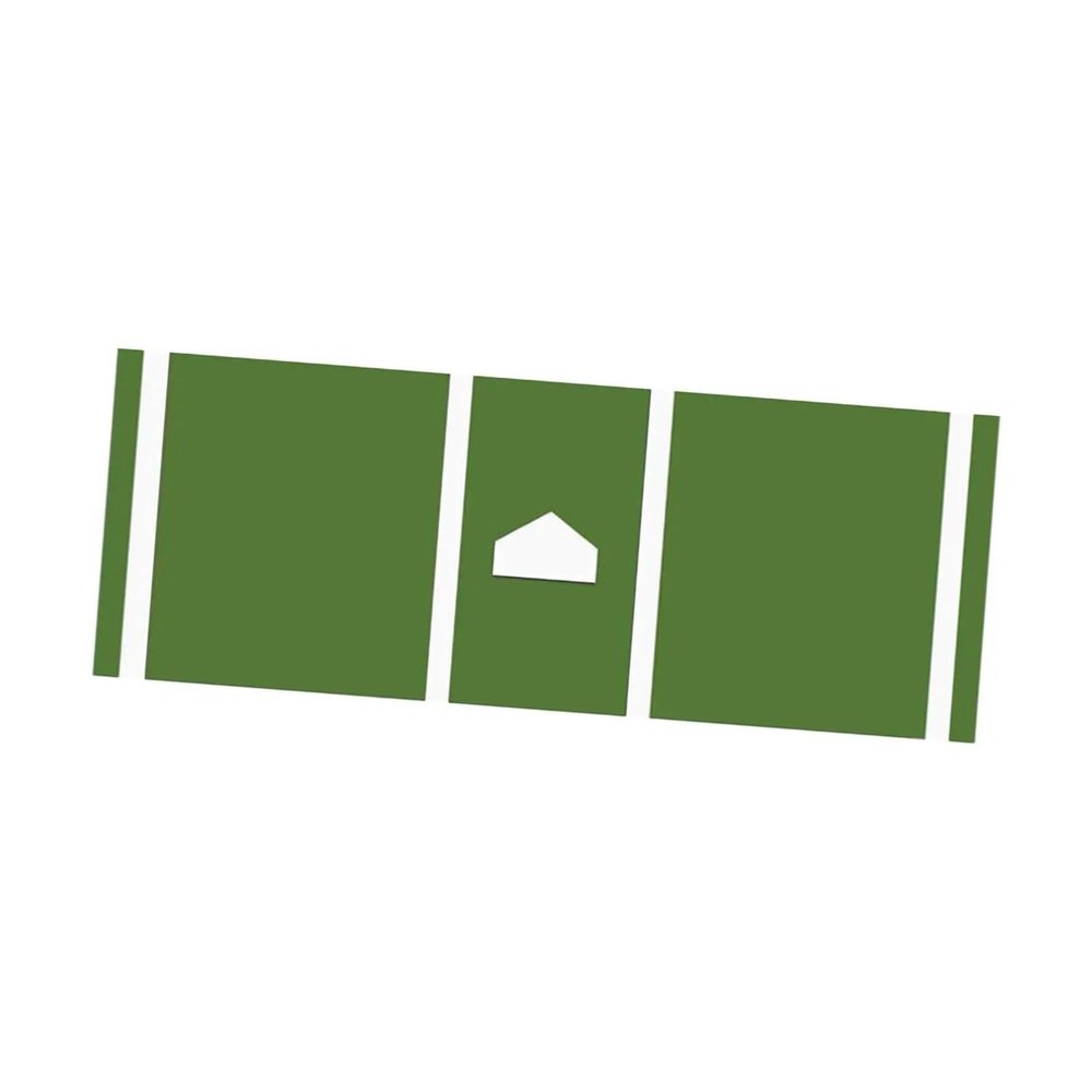SHENJMAI Baseball Hitting Mat for Beginners and Adults, Green