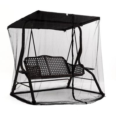 Mosquito Net for 3-Seat Swing with Zipper, Canopy for Camping, Travel, Garden and Balcony