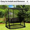 Mosquito Net for 3-Seat Swing with Zipper, Canopy for Camping, Travel, Garden and Balcony view 3