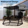 Mosquito Net for 3-Seat Swing with Zipper, Canopy for Camping, Travel, Garden and Balcony view 4